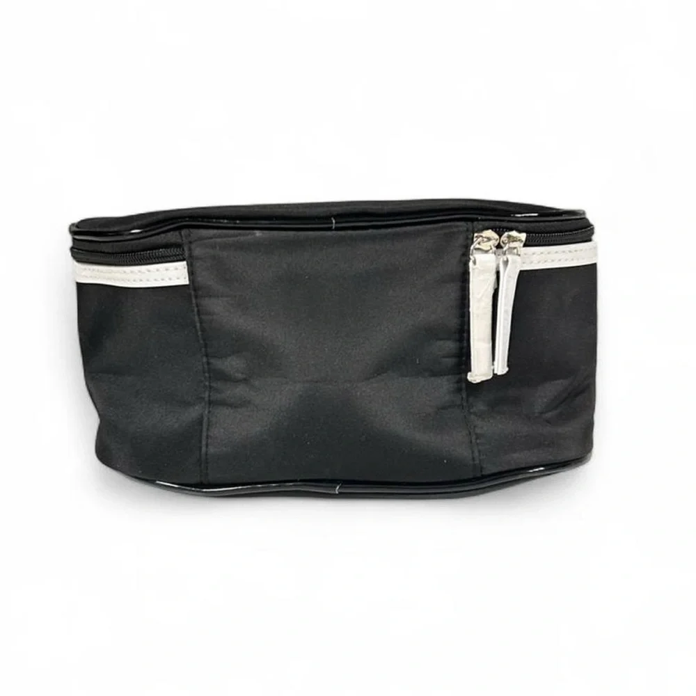 NWOT designer Black Cosmetic Bag